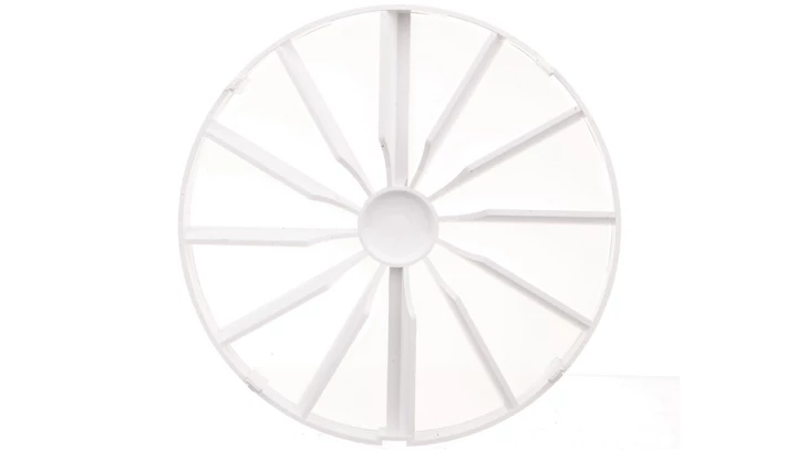 Zawór zwrotny wentylatora fi 150 biały ZZ150