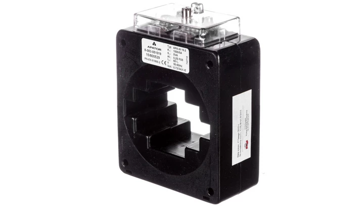 Przekładnik prądowy APA-W 16.3 600/5A kl.0,2s 5VA fi29mm/40x10mm/30x15mm /+ świadectwo wzorcowania/