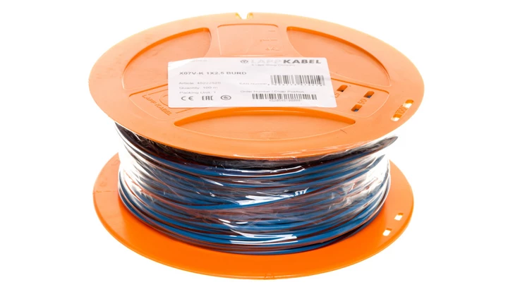 Przewód instalacyjny X07V-K 1,5 niebieski/czerwony 4522251S /150m/