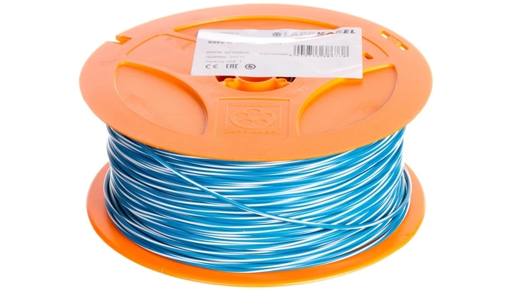 Przewód instalacyjny X05V-K 0,75 niebieski/biały 4512262S /250m/