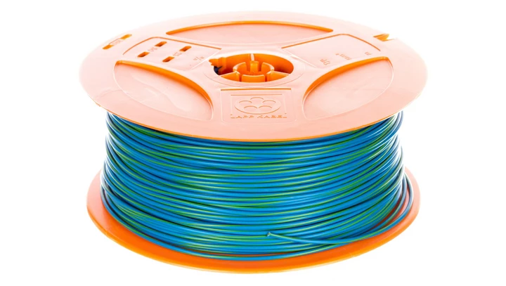 Przewód instalacyjny X05V-K 0,75 niebieski/zielony 4512242S /250m/