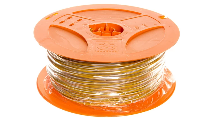 Przewód instalacyjny X05V-K 0,5 żółty/biały 4512321S /250m/