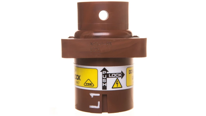 Obudowa gniazda pulpitowa EPIC POWERLOCK A6 C L1 brązowa BP M12 44420228