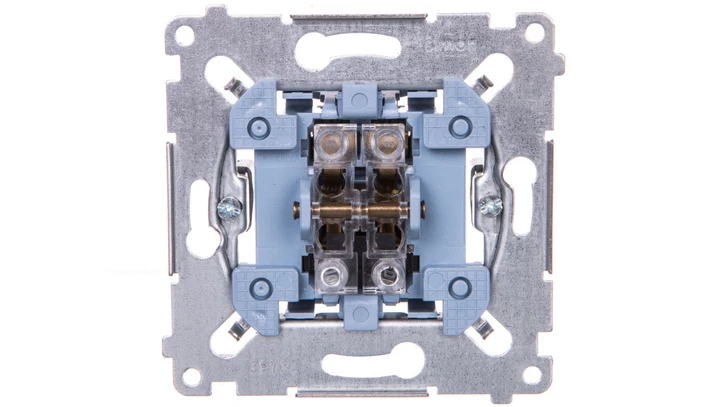 Simon 54 Przycisk podwójny zwierny mechanizm 10AX 250V, szybkozłącza, SP2M