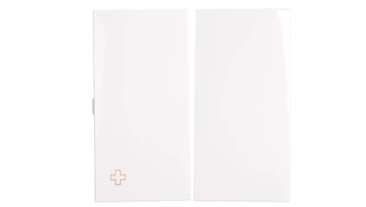 Simon 54 Klawisz podwójny do SW5M i SP2M antybakteryjny biały DKW5/AB11