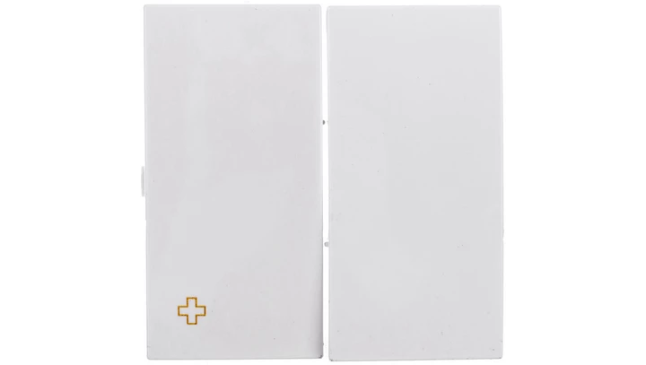 Simon 54 Klawisz do łącznika podwójnego schodowego SW6/2M antybakteryjny biały DKW6/2/AB11