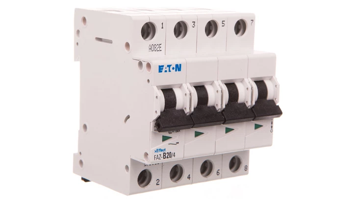 Wyłącznik nadprądowy 4P B 20A AC 15kA FAZ-B20/4 279036