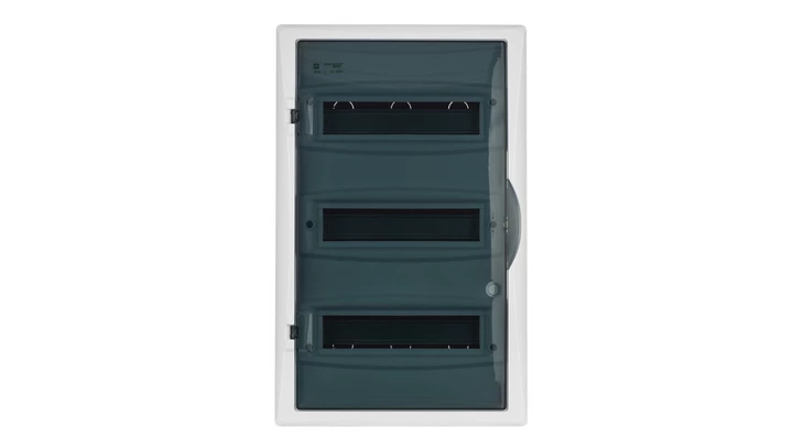 Rozdzielnica modułowa 3x12 p/t ECONOMIC BOX RP 3/36 drzwi transparentne (N+PE) lP40 2516-01