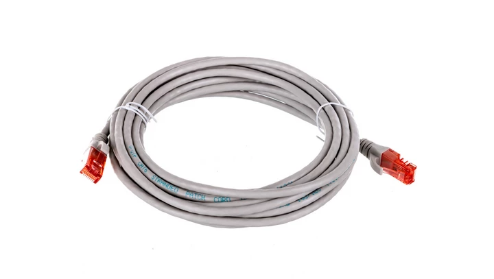 Kabel krosowy (Patch Cord) U/UTP kat.6 szary 5m DK-1612-050