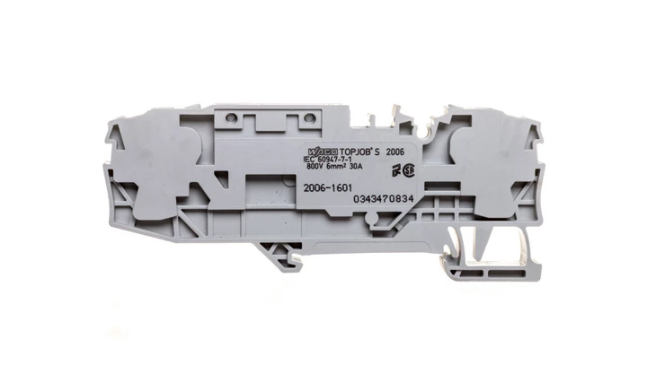 Złączka 2-przewodowa 6mm2 szara TOPJOBS 2006-1601 /25szt./