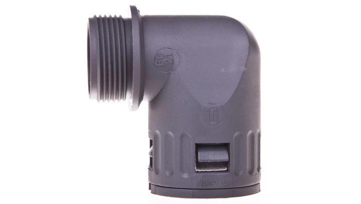 Dławnica kątowa do węża osłonowego PG21 IP68 SILVYN KLICK 90 stopni 21 szara 61801050