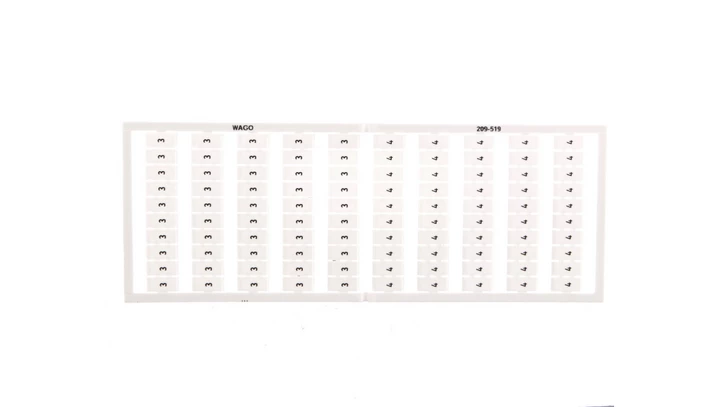 Ramka z oznacznikami 50x 3/4 209-519 /5szt./