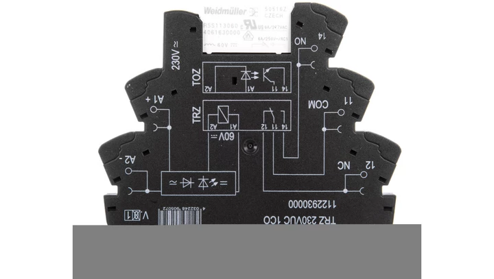 Przekaźnik przemysłowy 1P 6A 230V AC/DC TRZ 230VUC 1CO 1122930000