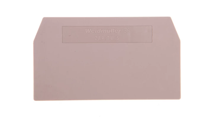 Ścianka końcowa beżowa ZAP/TW 5 1608830000 /50szt./