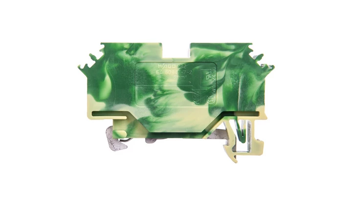 Złączka 2-przewodowa 6mm2 żółto-zielona 282-607 /50szt./