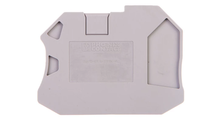 Pokrywa zamykająca szara D-UT 4-TWIN HV 3000710 /50szt./