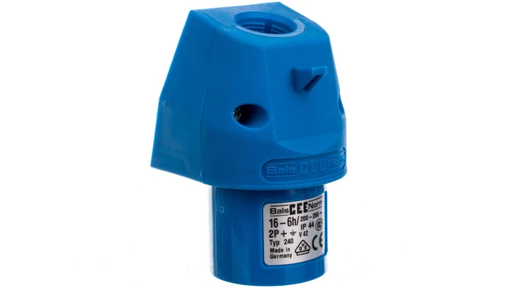 Wtyczka odbiornikowa naścienna GT 16A 3p 230V 6h IP44 BL 240