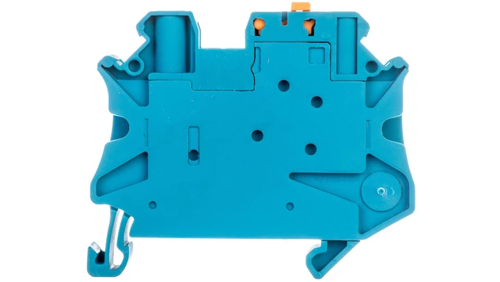 Złączka przelotowa 2-przewodowa z odłącznikiem nożowym 4mm2 niebieska UT 4-MT BU 3046278 /50szt./