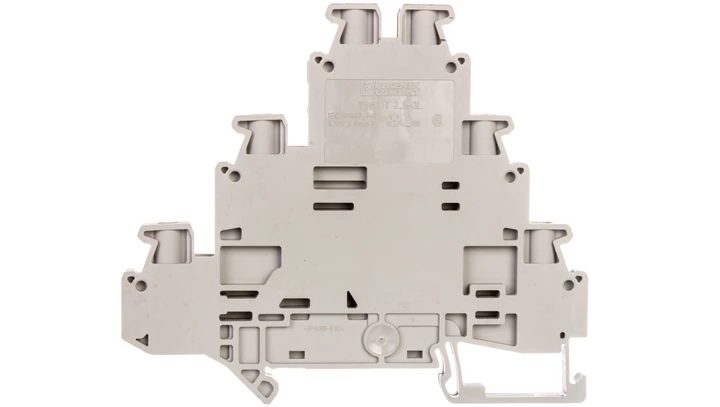 Złączka szynowa 3-piętrowa 6-przewodowa 2,5mm2 szara UT 2,5-3PV 3214262 /50szt./