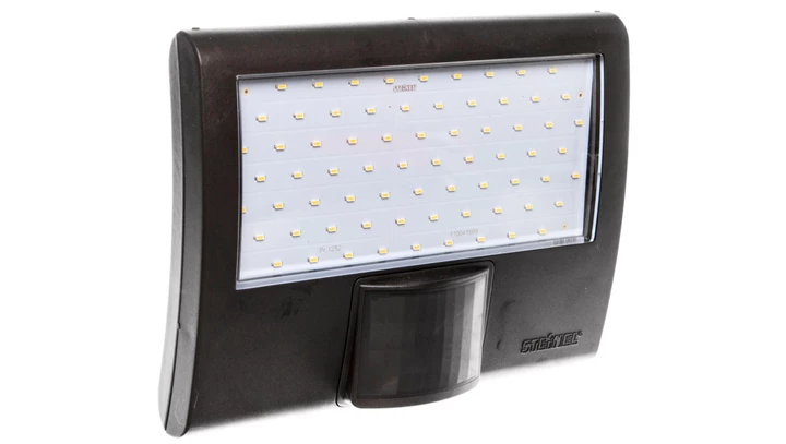 Naświetlacz z czujnikiem Steinel XLED curved LED PIR 9,3W 3000K 862lm IP44 IK03 230V antracytowy / tworzywo sztuczne ST012076