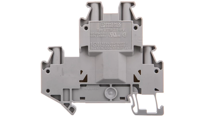 Złączka szynowa 2-piętrowa 2,5mm2 szara Ex UTTB 2,5-PV 3044652 /50szt./