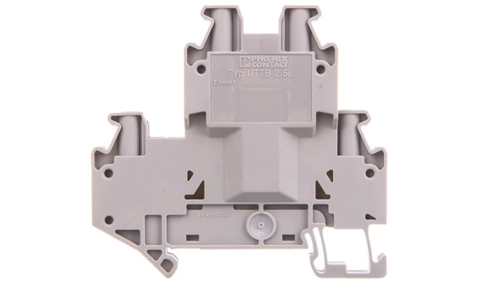 Złączka szynowa 2-piętrowa 2,5mm2 szara UTTB 2,5-BE 3046744 /50szt./