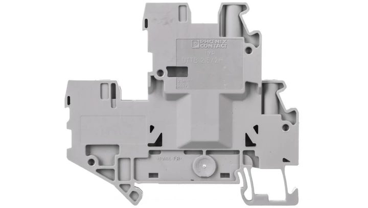 Złączka szynowa 2-piętrowa 2,5mm2 śrubowa/wtykowa szara Ex UTTB 2,5/2P 3060351 /50szt./