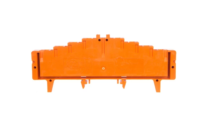 Złączka potencjałowa 4-piętrowa pomarańczowa bez zatrzasków 727-226 /50szt./