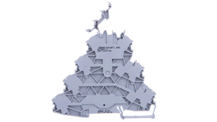 Złączka 4-piętrowa 2,5mm2 L/L szara TOPJOBS 2002-4141 /25szt./