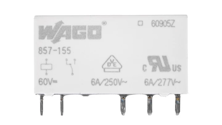 Przekaźnik 60V DC 1p 857-155 /20szt./