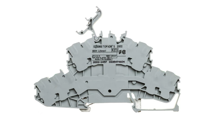 Złączka 2-piętrowa 2,5mm2 szara TOPJOBS 2002-2457 /50szt./