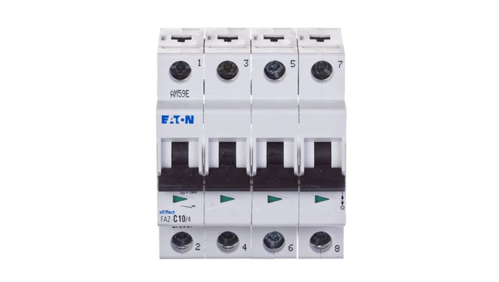 Wyłącznik nadprądowy 4P C 10A 15kA AC FAZ C10/4 279057