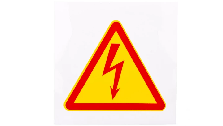 Znaki samoprzylepne typu BŁYSKAWICE ZS 100 LIGHTNING E04ZP-02030200700