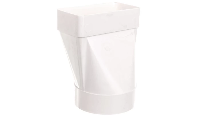 Łącznik przekrojów zmiennych 120x60mm biały 470