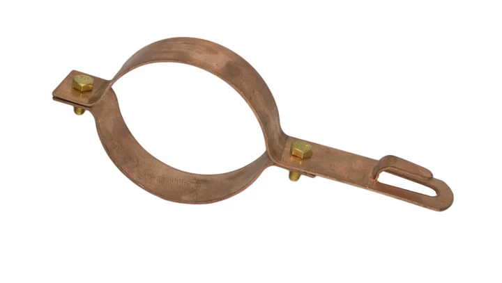 Uchwyt do rury spustowej fi 30mm miedziany 64.03 CU /96400303/