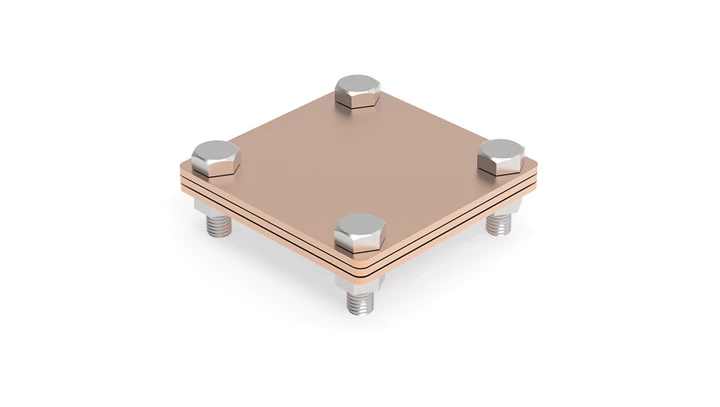 Złącze uniwersalne odgałęźne 100x100mm miedziane 14.4 CU /91400403/