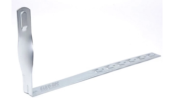 Uchwyt pod dachówkę L-415 H-150mm nierdzewny skręcony z zaczepami 11.3/Z NI /91102505/