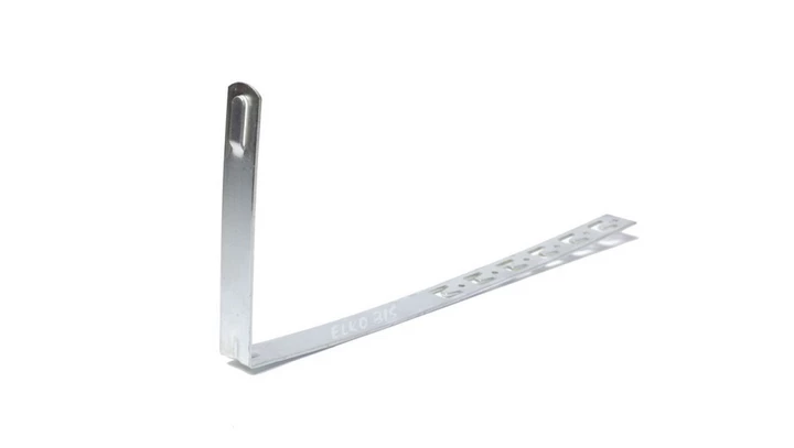 Uchwyt pod dachówkę L-330mm H-100mm nierdzewny z zaczepami 10.2.1/Z NI /91002705/