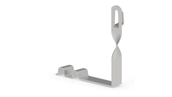 Uchwyt pod dachówkę L-150mm nierdzewny z zamkiem skręcony 11.5 NI /91105005/