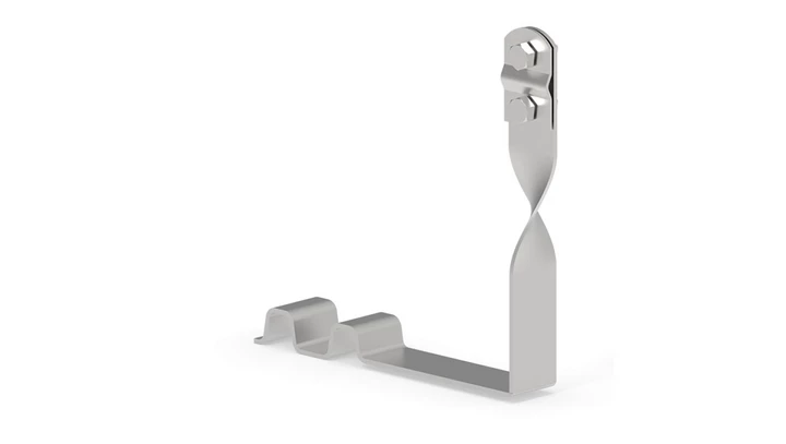 Uchwyt pod dachówkę L-150mm nierdzewny z zamkiem skręcony skręcany 11.5/S NI /91106005/