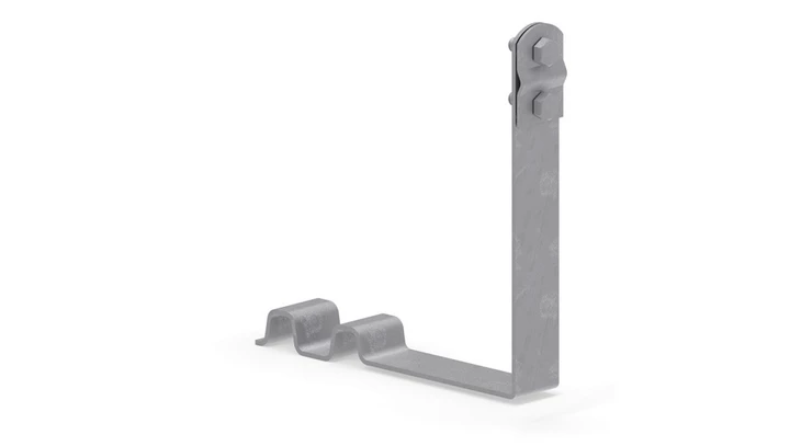 Uchwyt pod dachówkę L-150mm ocynk z zamkiem skręcany 10.5/S OG /91006002/