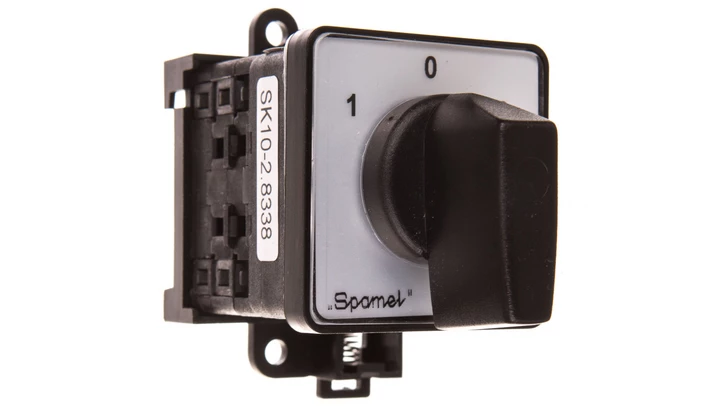 Łącznik krzywkowy 1-0-2 2P 10A na szynę SK10-2.8338BS24