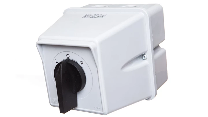 Łącznik krzywkowy L-0-P 3P 63A IP44 w obudowie ŁK 63-43 926343