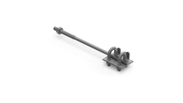 Uchwyt naprężny kabłąkowy L-250mm 27.1 OG /92700102/