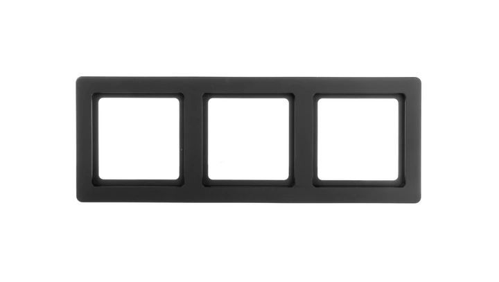 Berker Q.1 Ramka potrójna antracyt aksamit 10136086