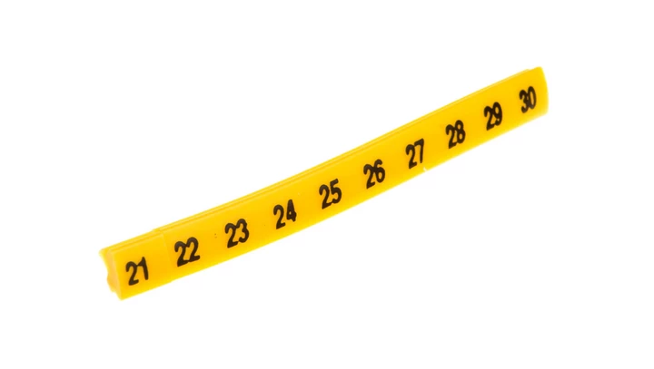 Oznacznik do złączek EZ-6/21-30 żółty R34RR-02050102700 /100szt./