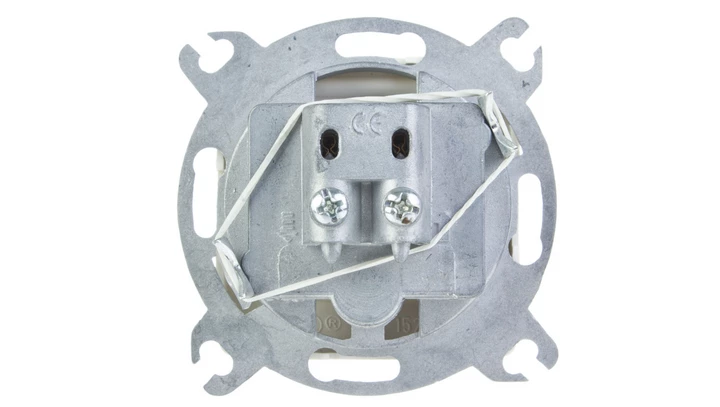 KARO Gniazdo antenowe RTV przelotowe 14dB ecru perłowy GPA-14SP/m/42