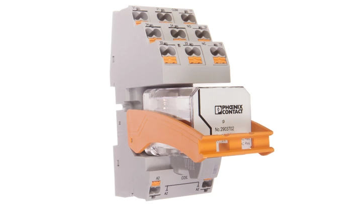 Przekaźnik interfejsowy z zaciskami push-in 3P 10A 24V DC RIF-4-RPT-LDP-24DC/3X21 2903278 /5szt./