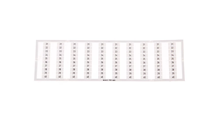 Oznaczniki WMB 10x 31-40 793-605 /5szt./