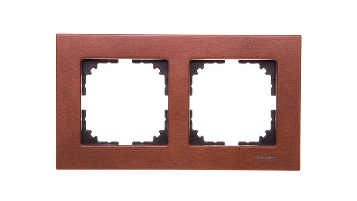 Merten M-Elegance Ramka podwójna drewno wiśniowy MTN4052-3472